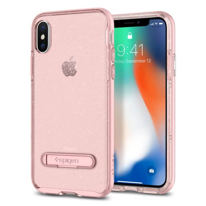SPIGEN IPHONE XS LIQUID CRYSTAL GLITTER ROSE