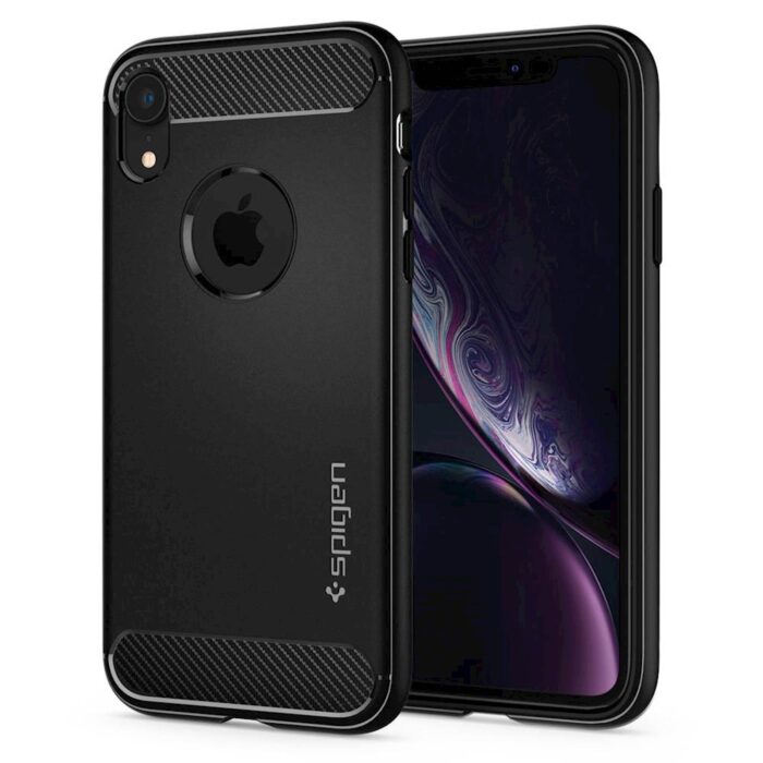 SPIGEN IPHONE XR RUGGED ARMOR BLACK