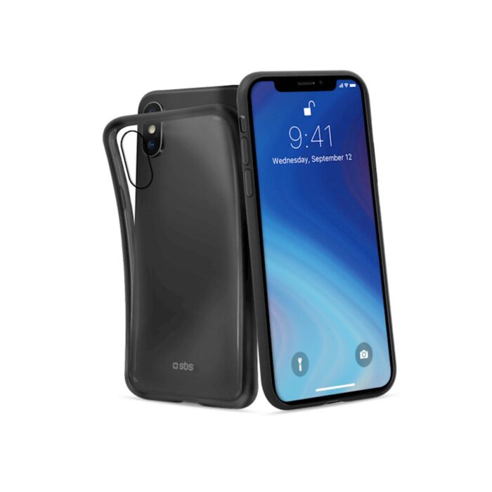 SBS OVITEK IPHONE XS MAX SLIM ČRNI ROB