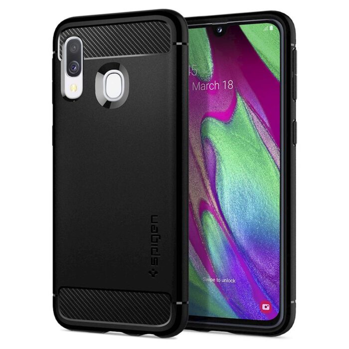 SPIGEN OVITEK GALAXY A40 RUGGED ARMOR ČRN