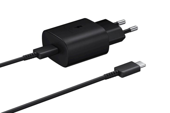 SAMSUNG ADAPTER+KABEL HITRI TYPE-C TO TYPE-C 25W BLACK