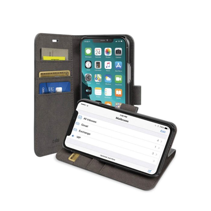 SBS TORBICA PREKLOPNA S STOJALOM  IPHONE 11 PRO ČRNA