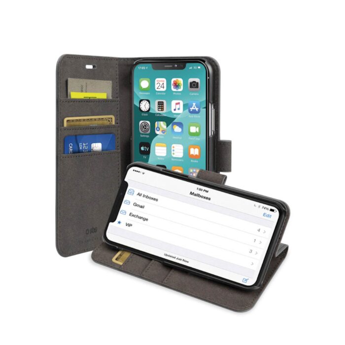 SBS TORBICA PREKLOPNA S STOJALOM  IPHONE 11 PRO MAX ČRNA