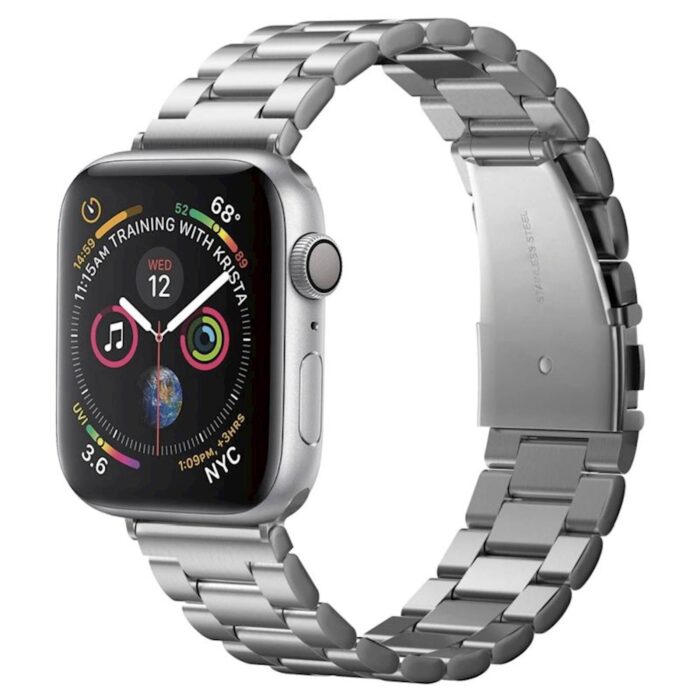 SPIGEN PAŠČEK MODERN FIT APPLE WATCH SERIES 4/5 44MM SILVER - Image 3