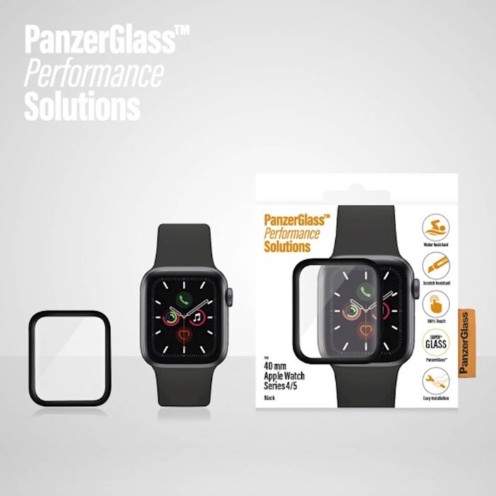 PANZERGLASS APPLE WATCH 4/5/6/SE 40MM BLACK - Image 3
