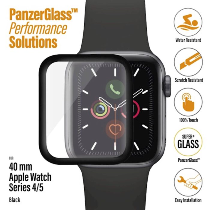PANZERGLASS APPLE WATCH 4/5/6/SE 40MM BLACK - Image 4