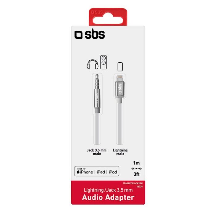 SBS ADAPTER APPLE LIGHTNING TO JACK 3,5 MM - Image 3
