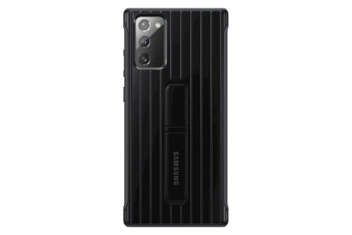 SAMSUNG GALAXY NOTE20 PROTECTIVE STANDING COVER BLACK - Image 3
