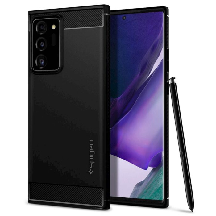 SPIGEN GALAXY NOTE20 ULTRA RUGGED ARMOR BLACK