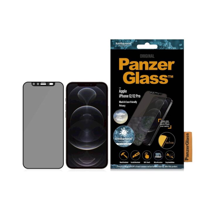 PANZERGLASS IPHONE  12/12 PRO CF CL PRIV AB BLACK - Image 3
