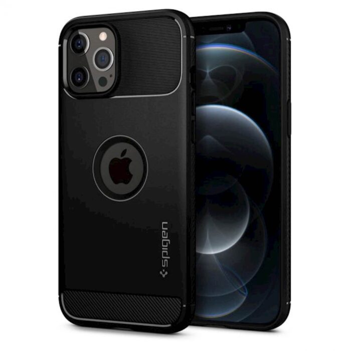 SPIGEN IPHONE 12 PRO MAX RUGGED ARMOR BLACK