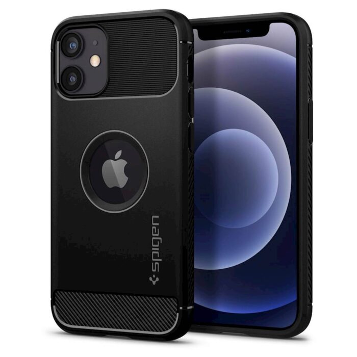 SPIGEN IPHONE 12 MINI RUGGED ARMOR BLACK