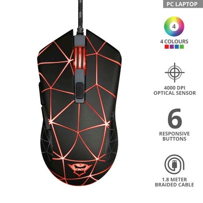 TRUST MIŠKA GAMING GXT133 LOCX - Image 3