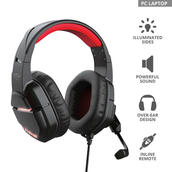 TRUST SLUŠALKE GAMING GXT448 NIXXO ILLUMINATED - Image 4