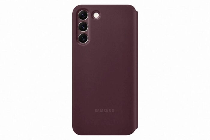 SAMSUNG GALAXY S22 CLEAR VIEW COVER BURGANDY - Image 4