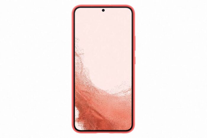 SAMSUNG GALAXY S22 SILICONE COVER CORAL - Image 3