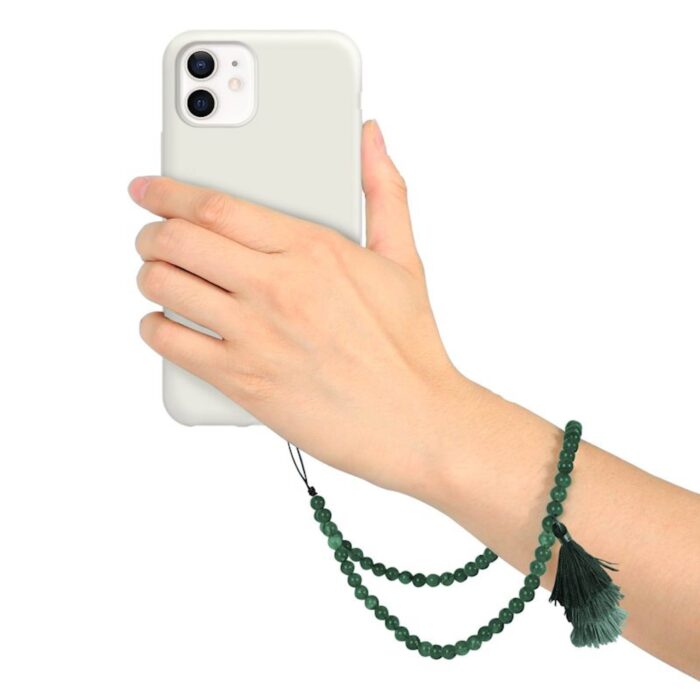 PAŠČEK S PERLICAMI ZA PAMETNI TELEFON ZELENA - Image 3
