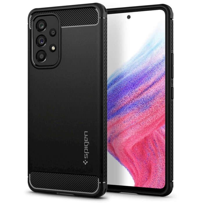 SPIGEN GALAXY A53 RUGGED ARMOR BLACK