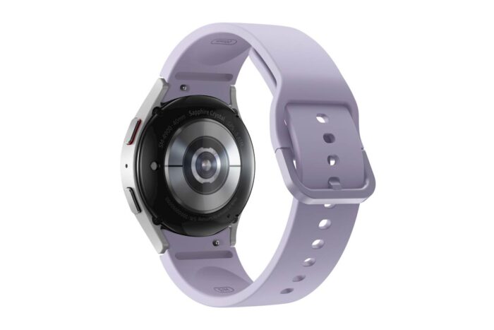 SAMSUNG GALAXY WATCH5 40mm BT SILVER (PURPLE STRAP) - Image 4