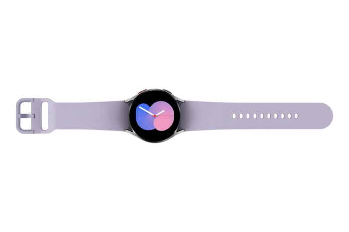 SAMSUNG GALAXY WATCH5 40mm BT SILVER (PURPLE STRAP) - Image 5