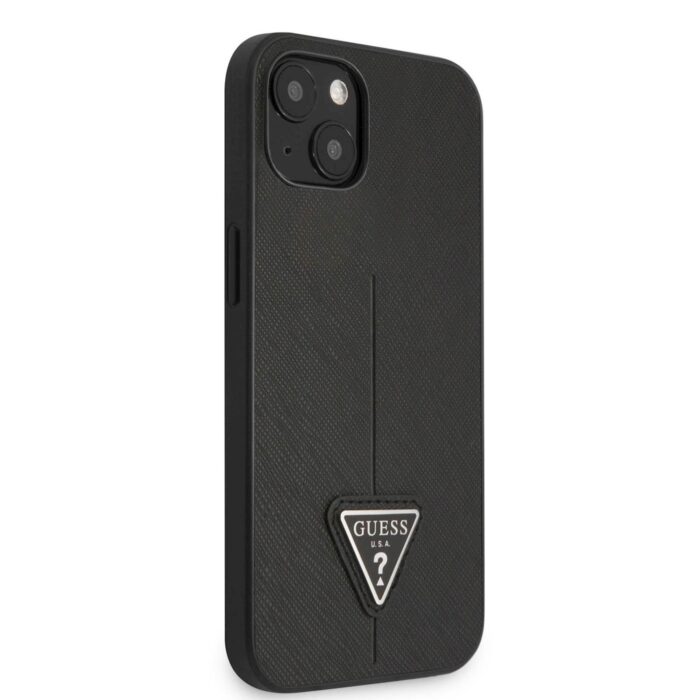 GUESS SAFFIANO TRIANGLE IPHONE 13 ČRN - Image 3