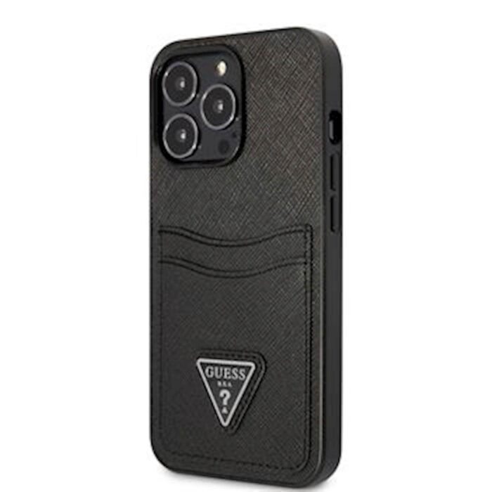 GUESS SAFFIANO IPHONE 13 PRO ČRN