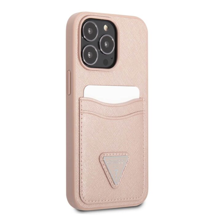 GUESS SAFFIANO IPHONE 13 PRO ROZA - Image 3