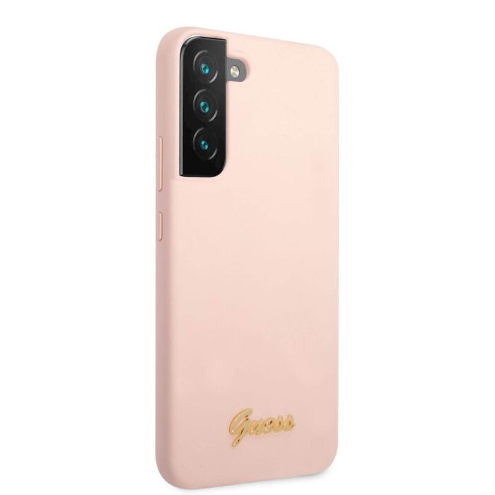 GUESS METAL LOGO SILIKON GALAXY S22+ ROZA - Image 3