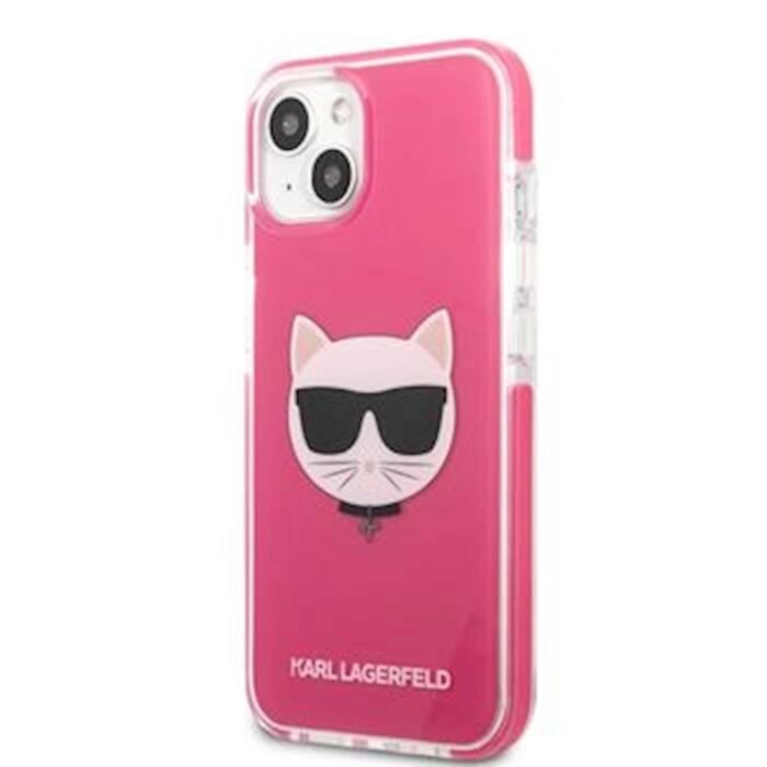 KARL LAGERFELD CHOUPETTE HEAD OVITEK IPHONE 13 ROZA