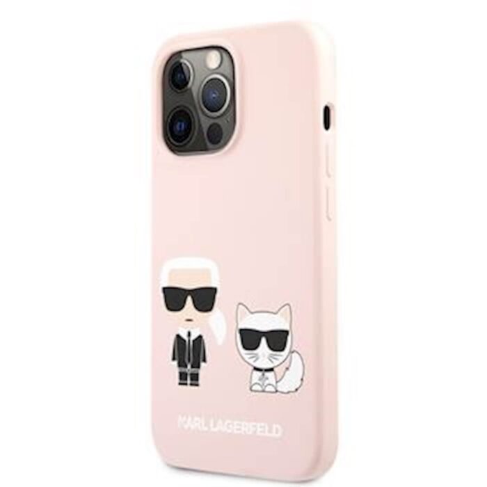 KARL LAG. AND CHOUPETTE SILIKON IPHONE 13 PRO ROZA
