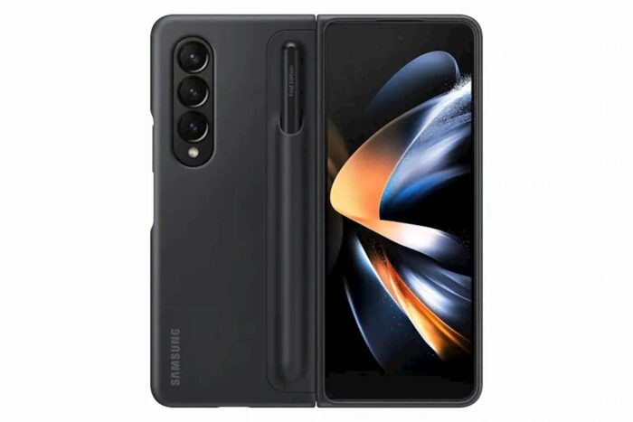 SAMSUNG GALAXY Z FOLD4 STANDING COVER + PEN BLACK