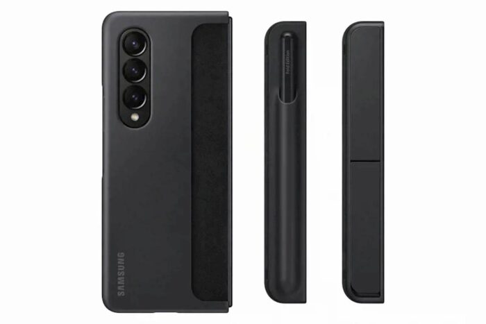 SAMSUNG GALAXY Z FOLD4 STANDING COVER + PEN BLACK - Image 3