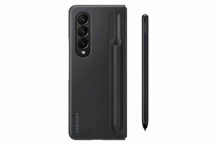 SAMSUNG GALAXY Z FOLD4 STANDING COVER + PEN BLACK - Image 4
