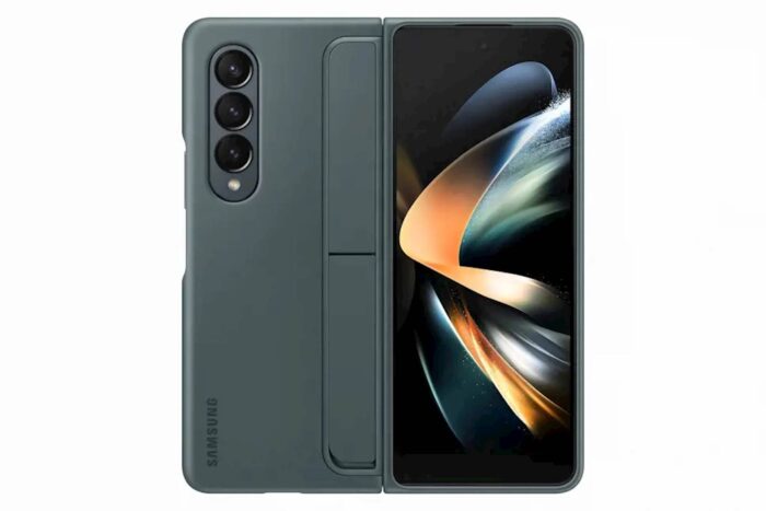 SAMSUNG GALAXY Z FOLD4 STAND. COVER +PEN GRAYGREEN