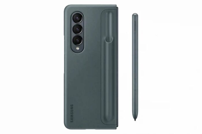 SAMSUNG GALAXY Z FOLD4 STAND. COVER +PEN GRAYGREEN - Image 3