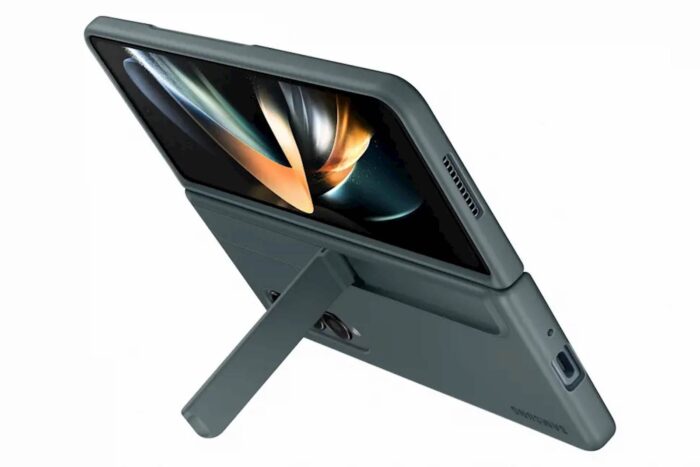 SAMSUNG GALAXY Z FOLD4 STAND. COVER +PEN GRAYGREEN - Image 4