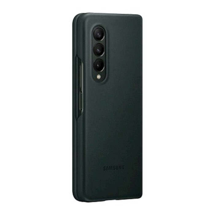 SAMSUNG GALAXY Z FOLD4 LEATHER COVER GRAYGREEN - Image 4