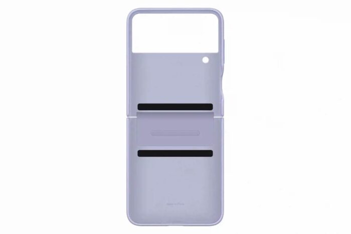 SAMSUNG GALAXY Z FLIP4 FLAP LEATHER COVER SERENE PURPLE - Image 4