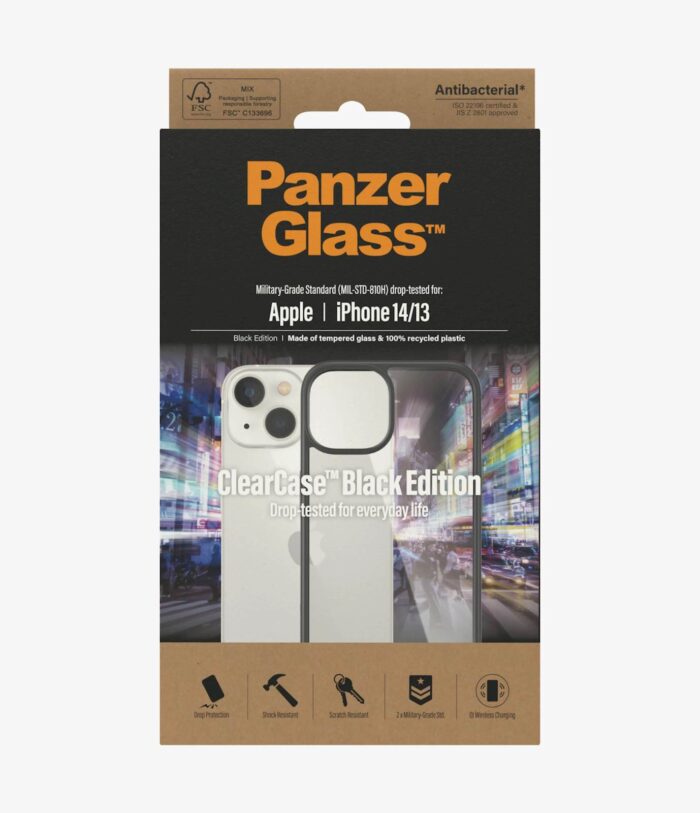 PANZERGLASS CLEARCASE IPHONE 14 BLACK - Image 3