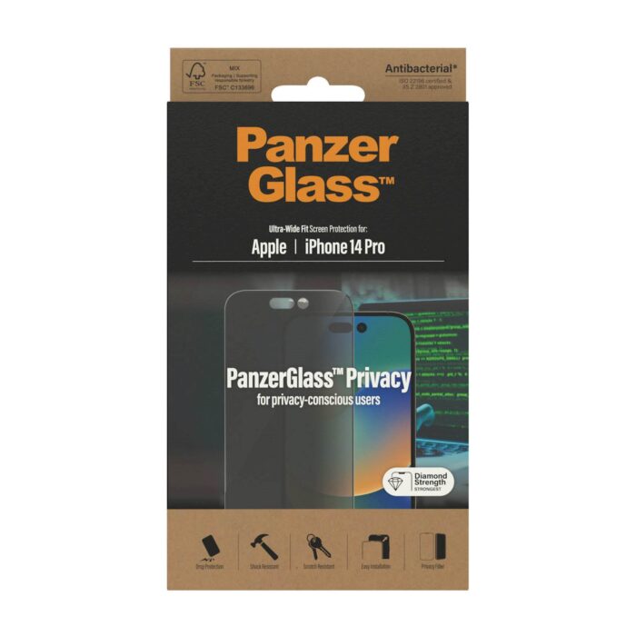 PANZERGLASS IPHONE 14 PRO UWF PRIVACY AB - Image 3