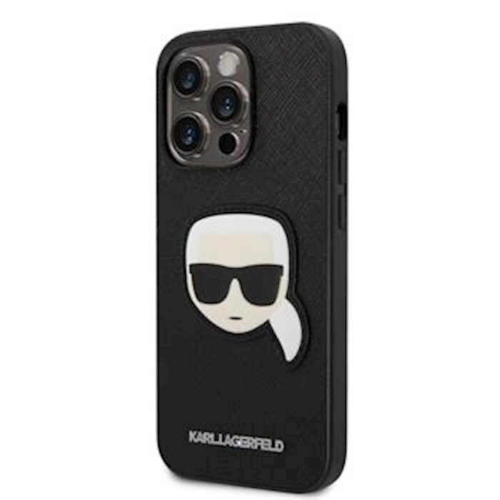 KARL LAGERFELD OVITEK SAFFIANO IPHONE 14 PRO BLACK