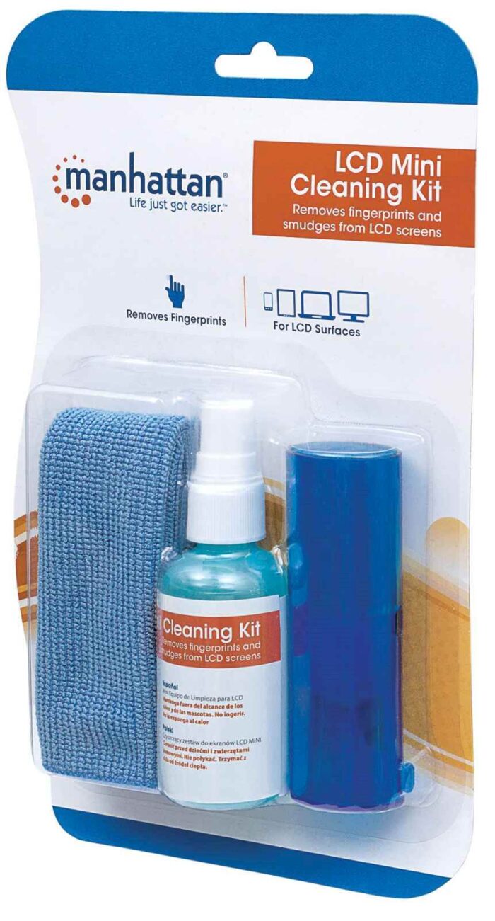 LCD Čistilni kit MANHATTAN, brez alkohola, 60ml, čistilna raztopina, - Image 3