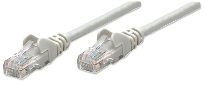 Mrežni kabel Intellinet 5 m Cat5e, CCA, Siv