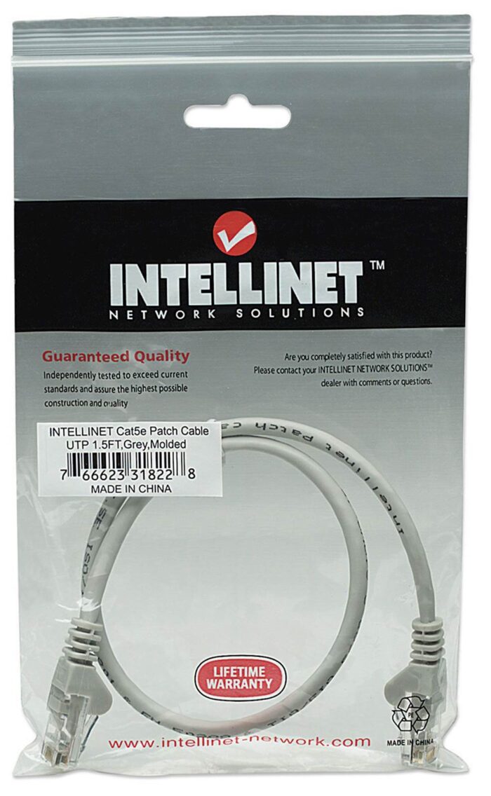 Mrežni kabel Intellinet 0,5 m Cat6, CCA, Siv - Image 4