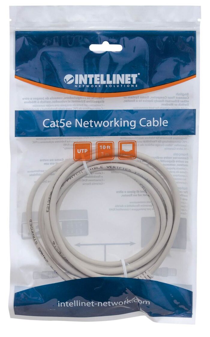 Mrežni kabel Intellinet 7,5 m Cat6, CCA, Siv - Image 5