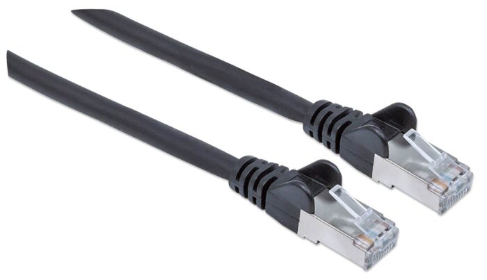 Mrežni kabel Intellinet 1 m Cat6A, CU, ČRN - Image 3