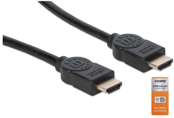 HDMI kabel z Ethernetom 3 m črn MANHATTAN - Image 3