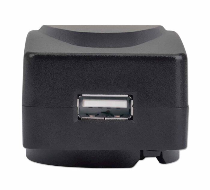 Stenski polnilnik in potovalni adapter MANHATTAN, USB-A, zamenljivi vtiči za - Image 4