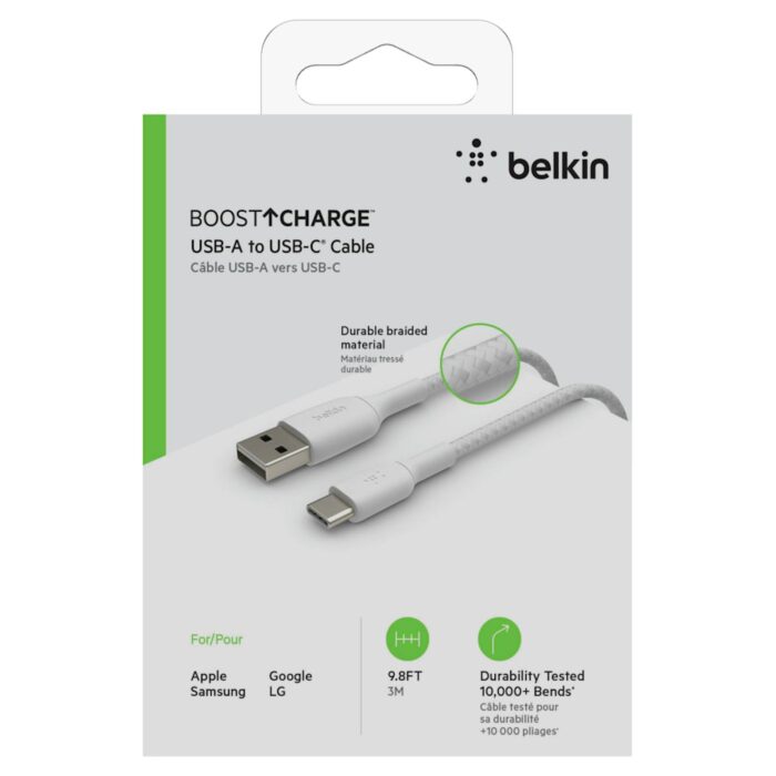 Belkin BOOST CHARGE™ USB-A to USB-C kabel bel - Image 5