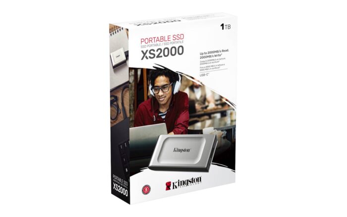 SSD Kingston prenosni 1TB XS2000, USB C 3.2, 2000/2000MB/s